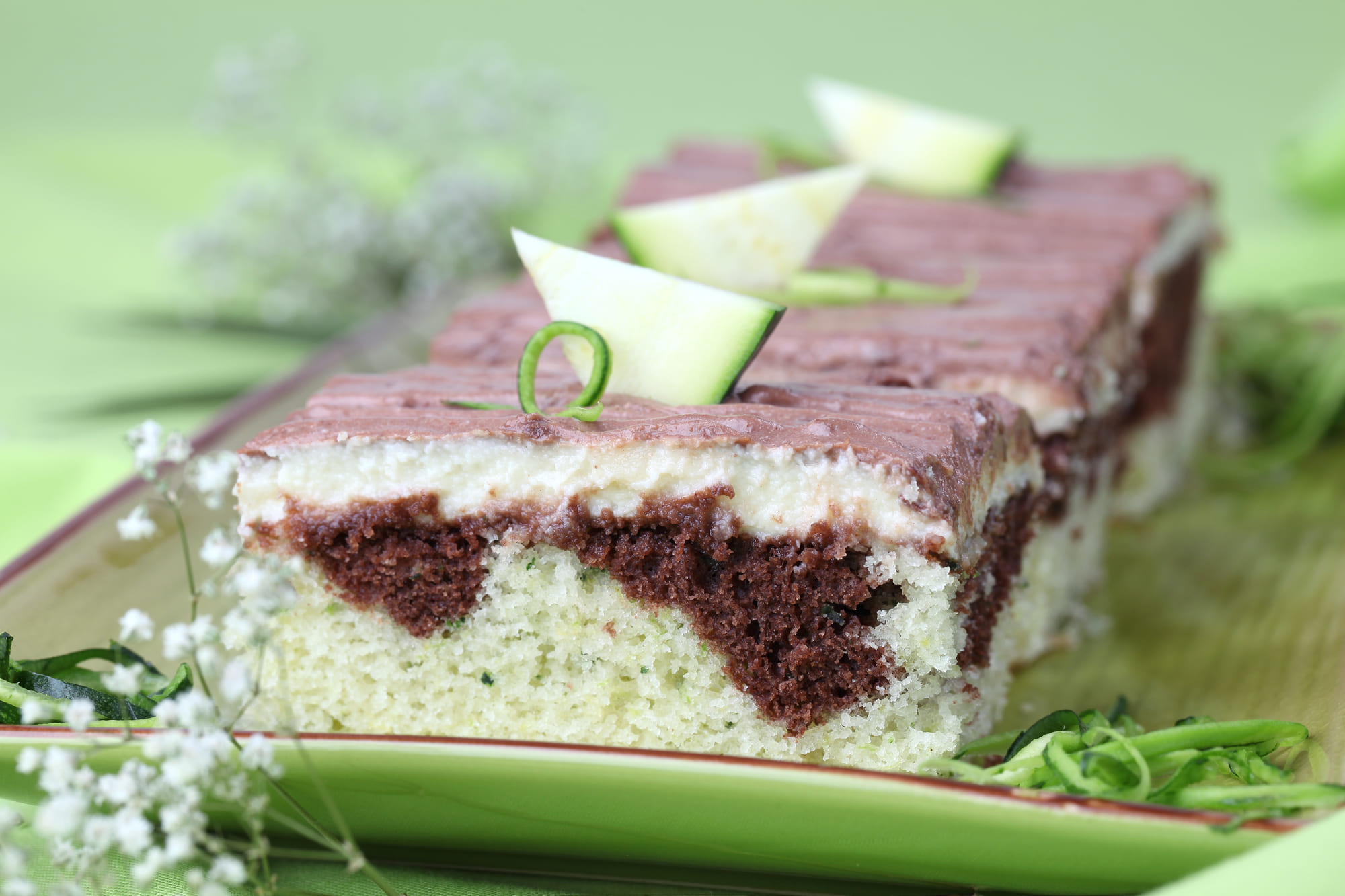 西葫芦巧克力蛋糕：隐藏的美味惊喜